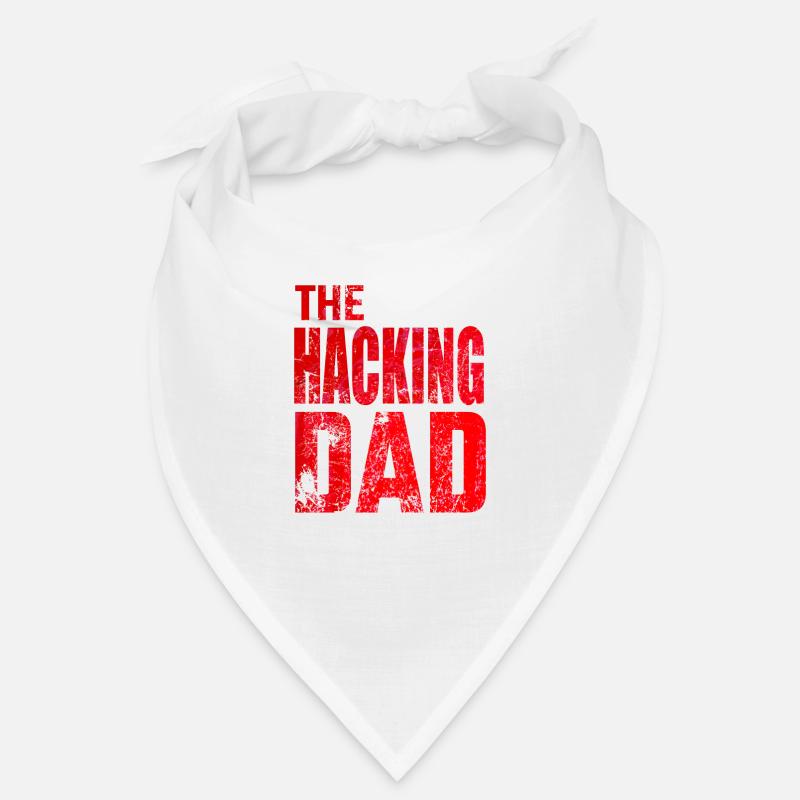The Hacking Dad Hacker Vater Papa Code Computer Bandana