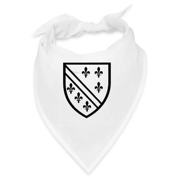 Wappen Geschenk Sarajevo Jugoslawien Jugo - Bandana - Weiß - Vorne