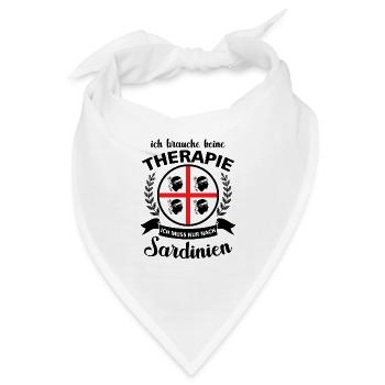 Ich muss nur nach Sardinien Geschenk - Bandana - Weiß - Vorne