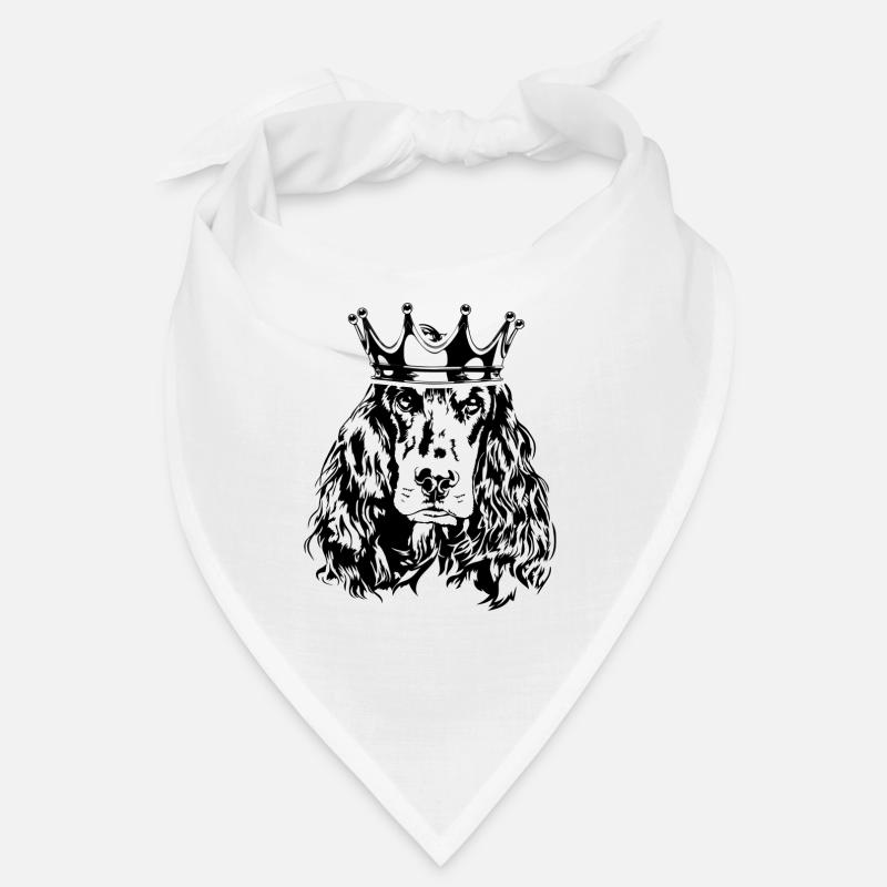 COCKER SPANIEL Crown Dog Chiens Wilsigns Bandana