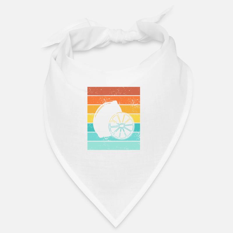 Lemon Fruit Lover Retro Lemonade Gift idea Bandana