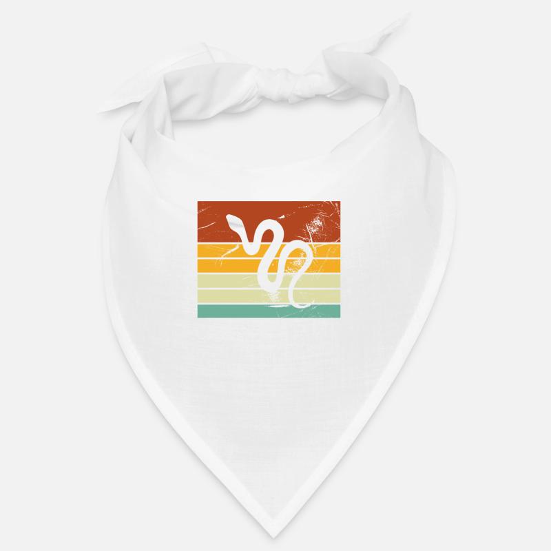 Snake Retro Reptile Python Idée cadeau Bandana