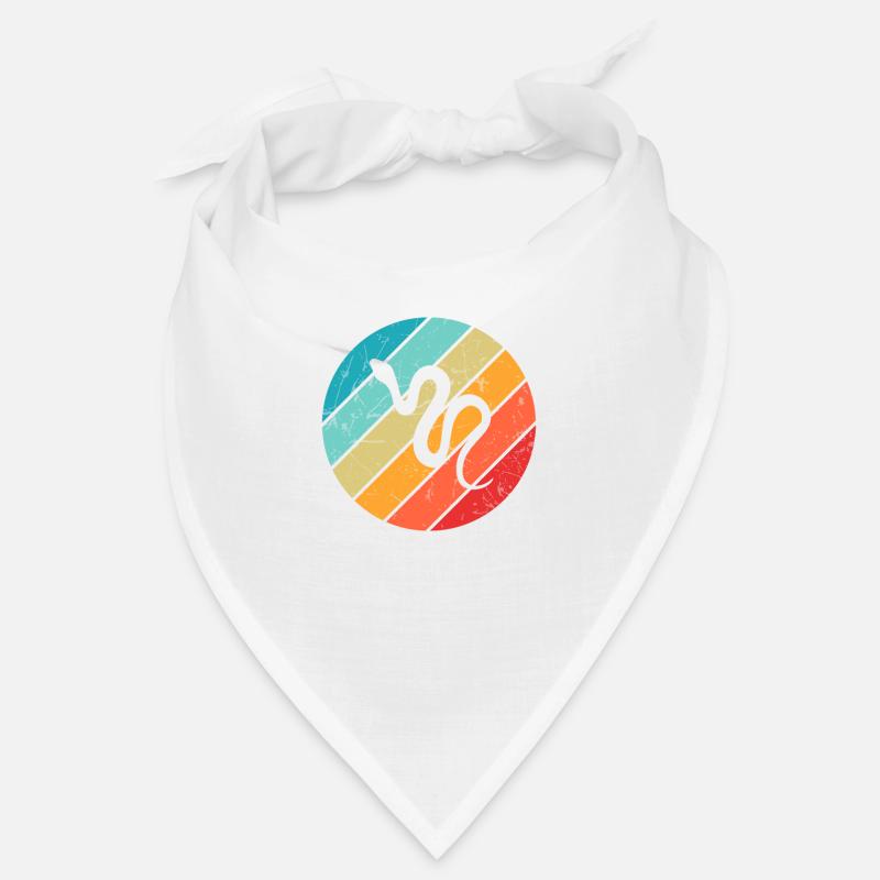 Snake Retro Reptile Python Idée cadeau Bandana