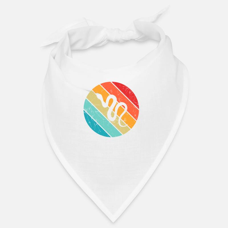 Snake Retro Reptile Python Idée cadeau Bandana