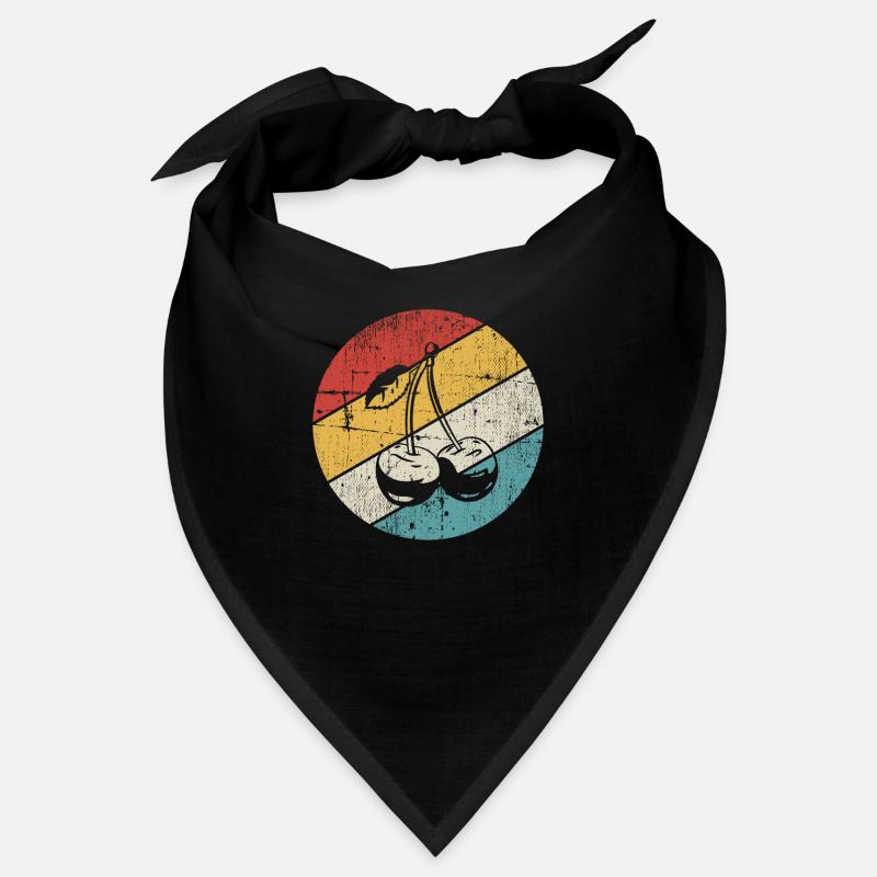 Cherry Fruit Lover Retro Healthy Gift idea Bandana