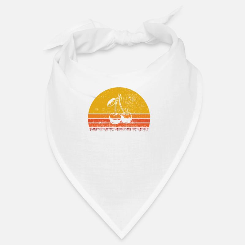 Cherry Fruit Lover Retro Healthy Gift idea Bandana