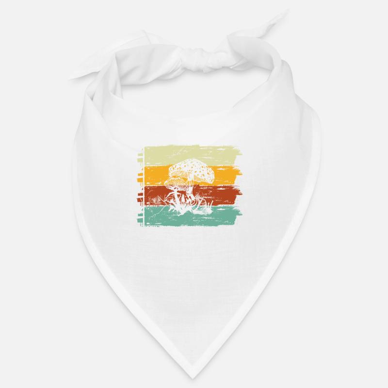 Mushroom Mushrooms Boletus Toadstool Retro Gift Bandana