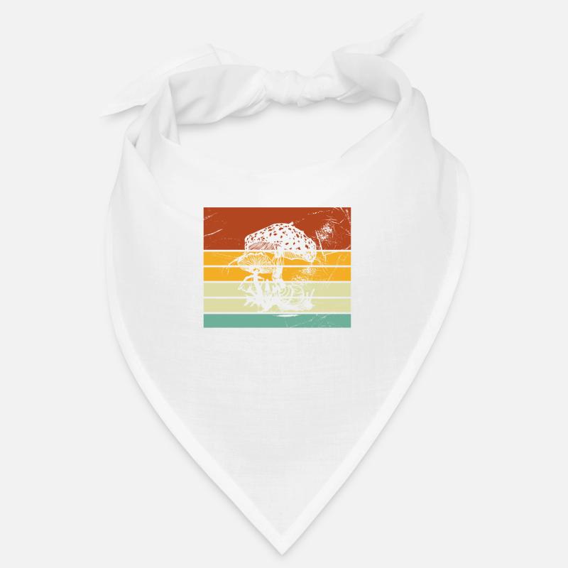Mushroom Mushrooms Boletus Toadstool Retro Gift Bandana