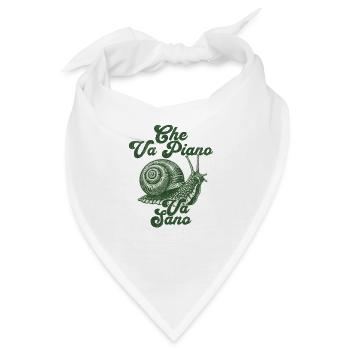 Che va piano va sano - Bandana - Weiß - Vorne