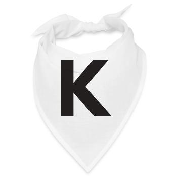 K - Bandana - Weiß - Vorne