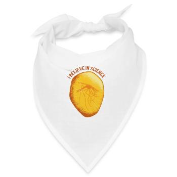 amber mosquito Mücke Moskito Bernstein science - Bandana - Weiß - Vorne