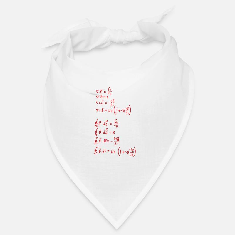 Math formula nerd Maxwell know-it-all Bandana