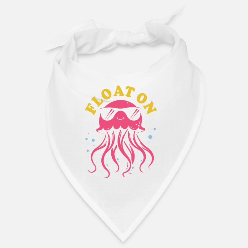 Float on, Qualle mit Tentakeln, Meeresbewohner Bandana