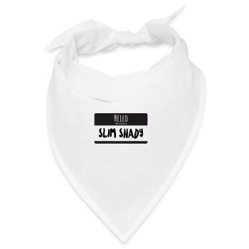 My name is Slim Shady - Bandana - Weiß - Vorne