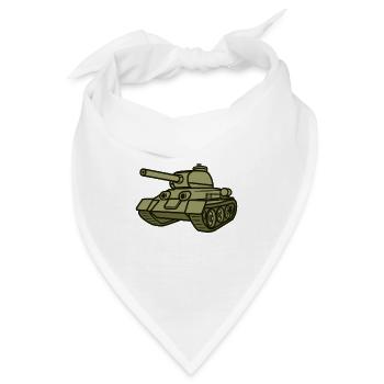 Panzer - Bandana - Weiß - Vorne