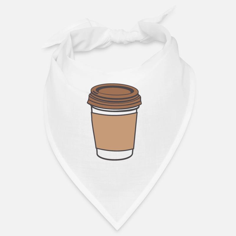 Kaffeebecher - Bandana - Weiß