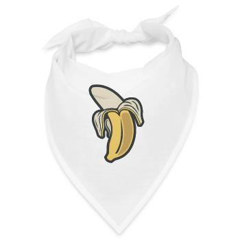 Banane - Bandana - Weiß - Vorne