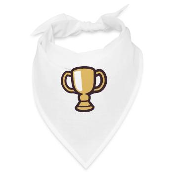 Pokal - Bandana - Weiß - Vorne