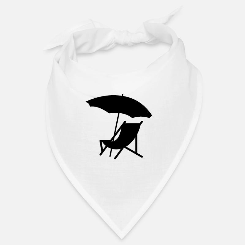 Chaise avec parasol Bandana