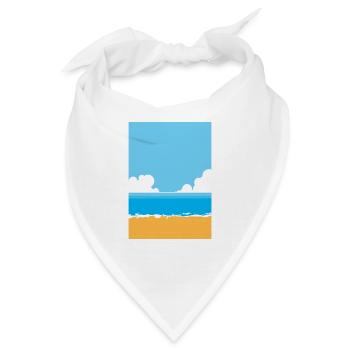 Strand - Bandana - Weiß - Vorne