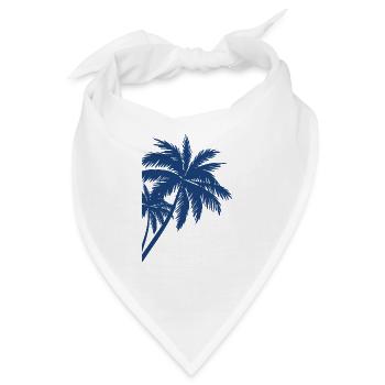 Palme Palm - Bandana - Weiß - Vorne