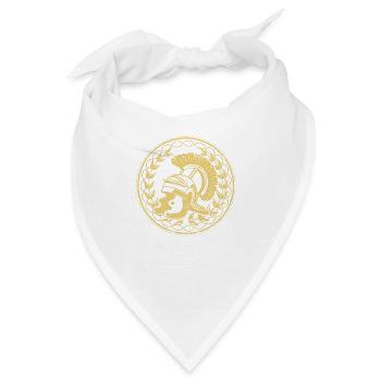 Helm Roman Legion Flagge Wappen Reich - Bandana - Weiß - Vorne