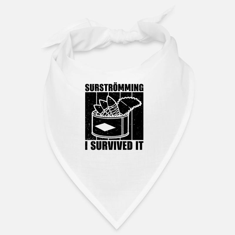 Surströmming I survived it Kotzfisch Gift Bandana