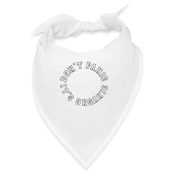 Dont Panic its Organic - Bandana - Weiß - Vorne