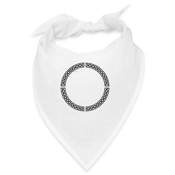 Wikinger Kreis Symbol - Bandana - Weiß - Vorne