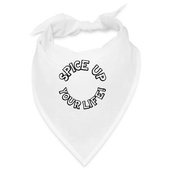 Spice up your life - Bandana - Weiß - Vorne