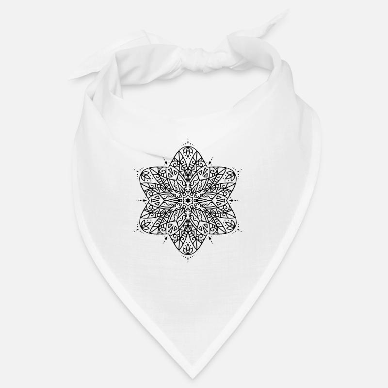 Fleurs Mandala Bandana