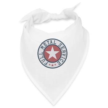 Full Metal Service - Bandana - Weiß - Vorne