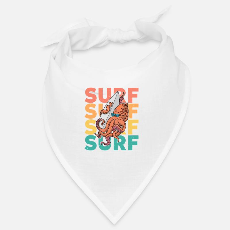 Surf Ocean Surfing Octopus Summer Board Bandana