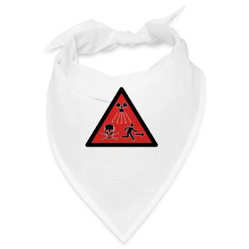 Piktogramm Radioactive Neu - Bandana - Weiß - Vorne