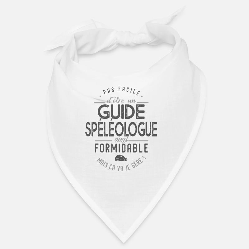 cadeau guide spéléologue formidable métier guide Bandana