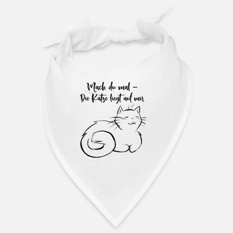 Fais-le - le chat est sur moi (noir) Bandana