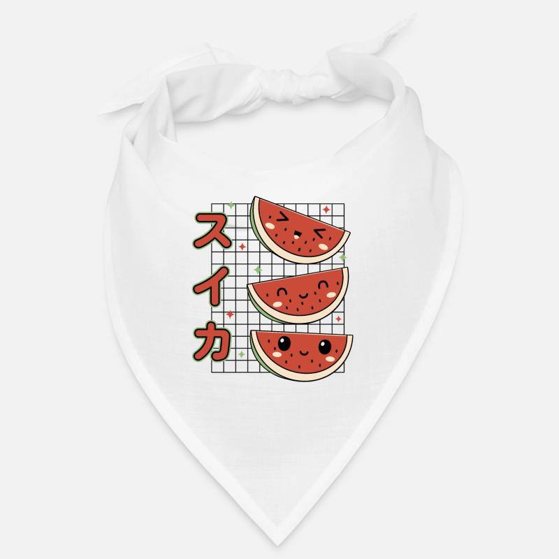 Pastèques Kawaii Bandana