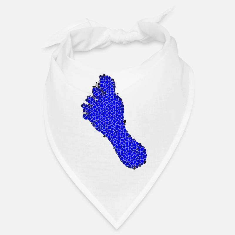 Mosaïque des pieds bleus Bandana