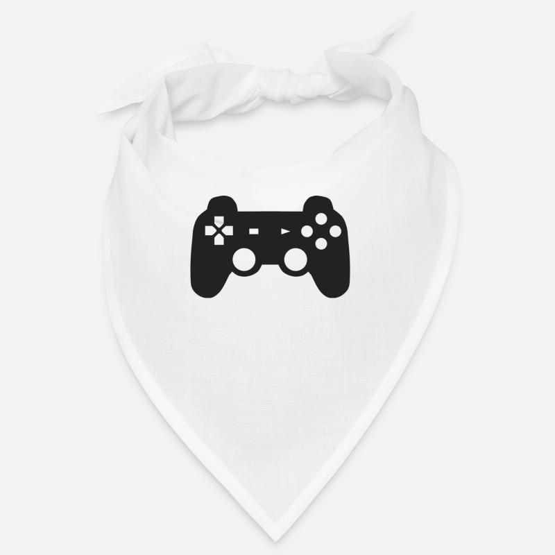 Black game console controller gift idea Bandana