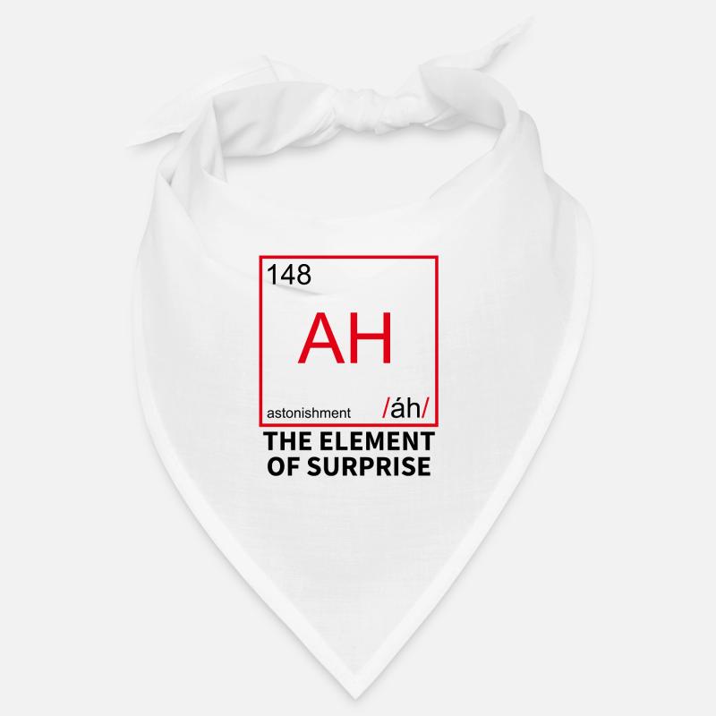 Chemical Element for Surprise - Surprise - Bandana - white