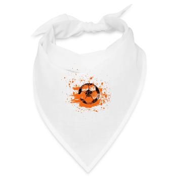 Fußball Niederlande orange Nationalfarben - Bandana - Weiß - Vorne