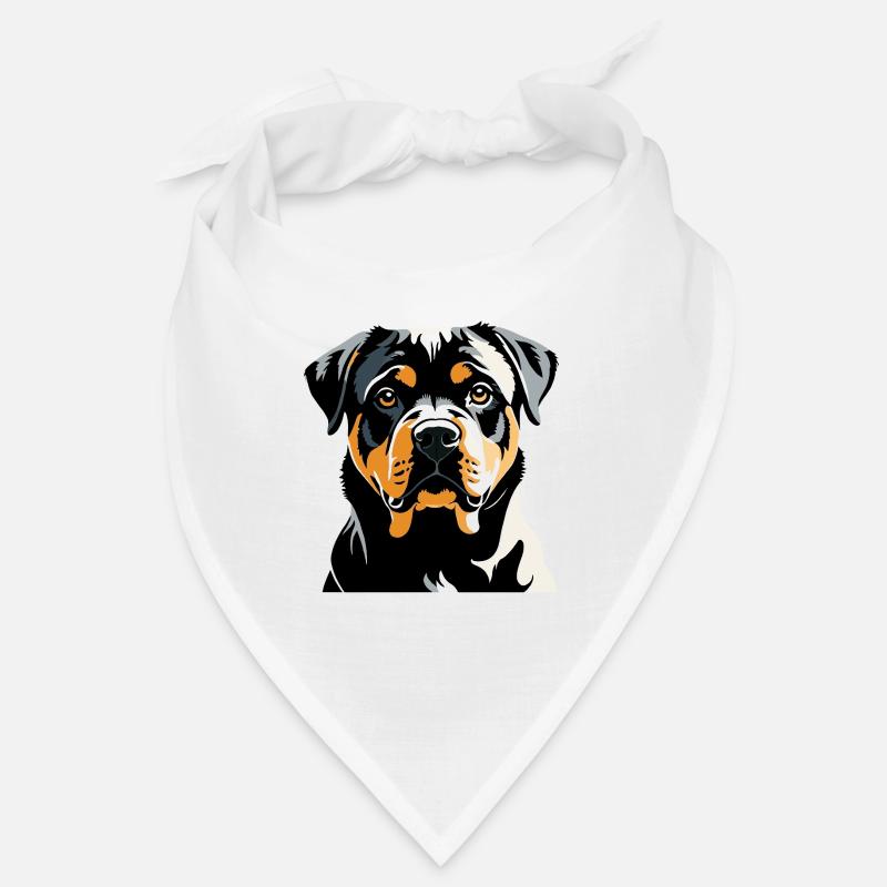 Rottweiler - Autocollant pour chien de compagnie Bandana
