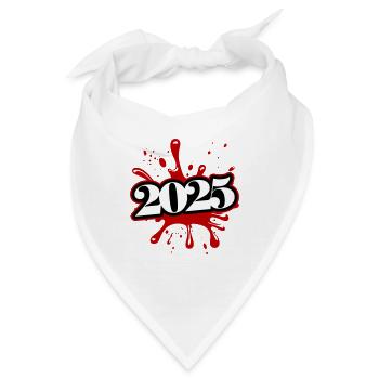 2025 klecks - Bandana - Weiß - Vorne