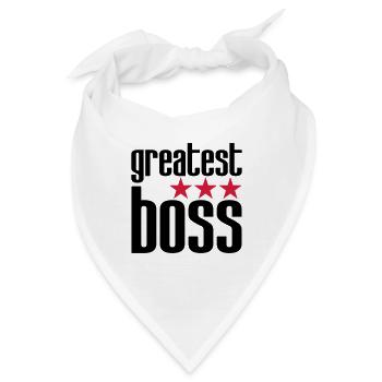 Bester Boss - Bandana - Weiß - Vorne