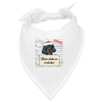 Weihnachtsbaum Umschubser Gordon Setter - Bandana - Weiß - Vorne