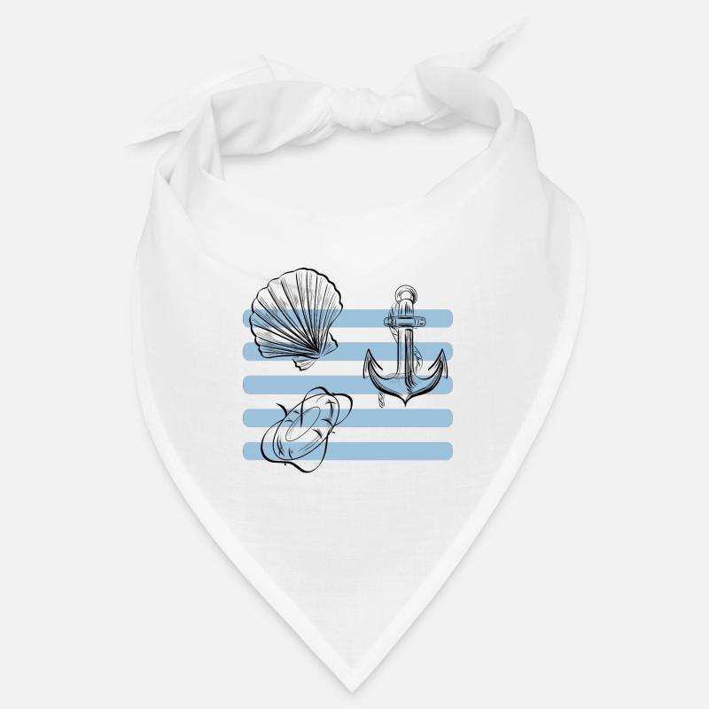 Conception de la plage et de la mer Bandana