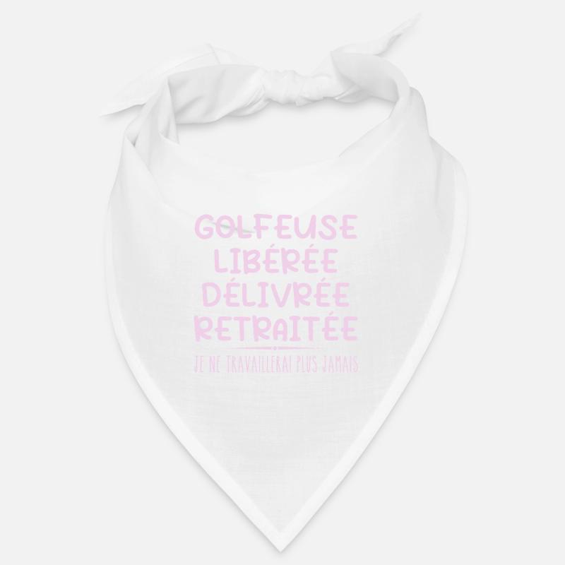 Golfer feiert Ruhestand mit Humor Geschenk Bandana