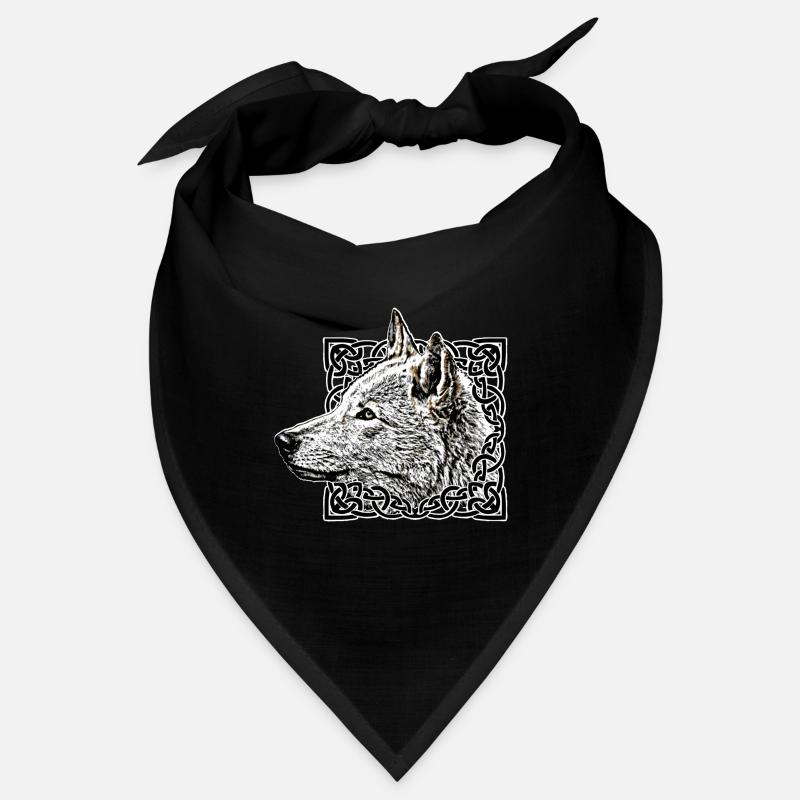 Wolf, grey Bandana
