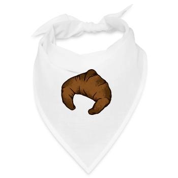 Croissant - Bandana - Weiß - Vorne