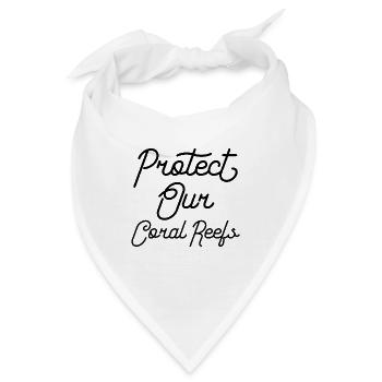 Protect our coral reefs - Bandana - Weiß - Vorne